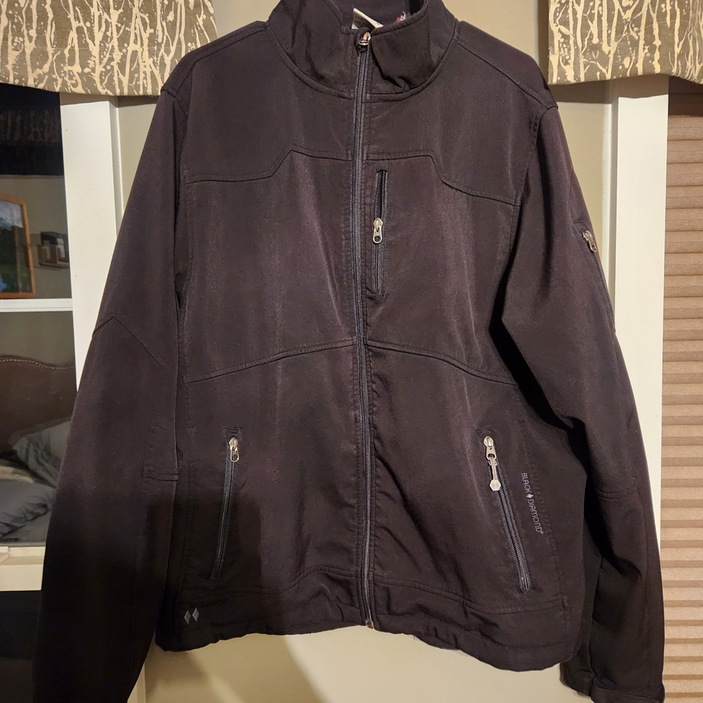 Black Diamond Men's Black Shell Jacket